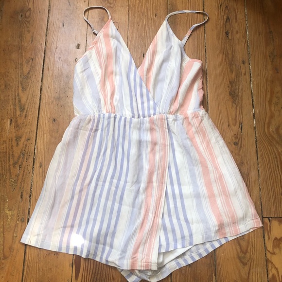 Style Rack Striped Romper size small - Picture 3 of 8